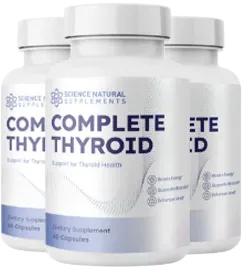 Complete Thyroid Supplement Bottle – Natural Thyroid & Metabolism Support